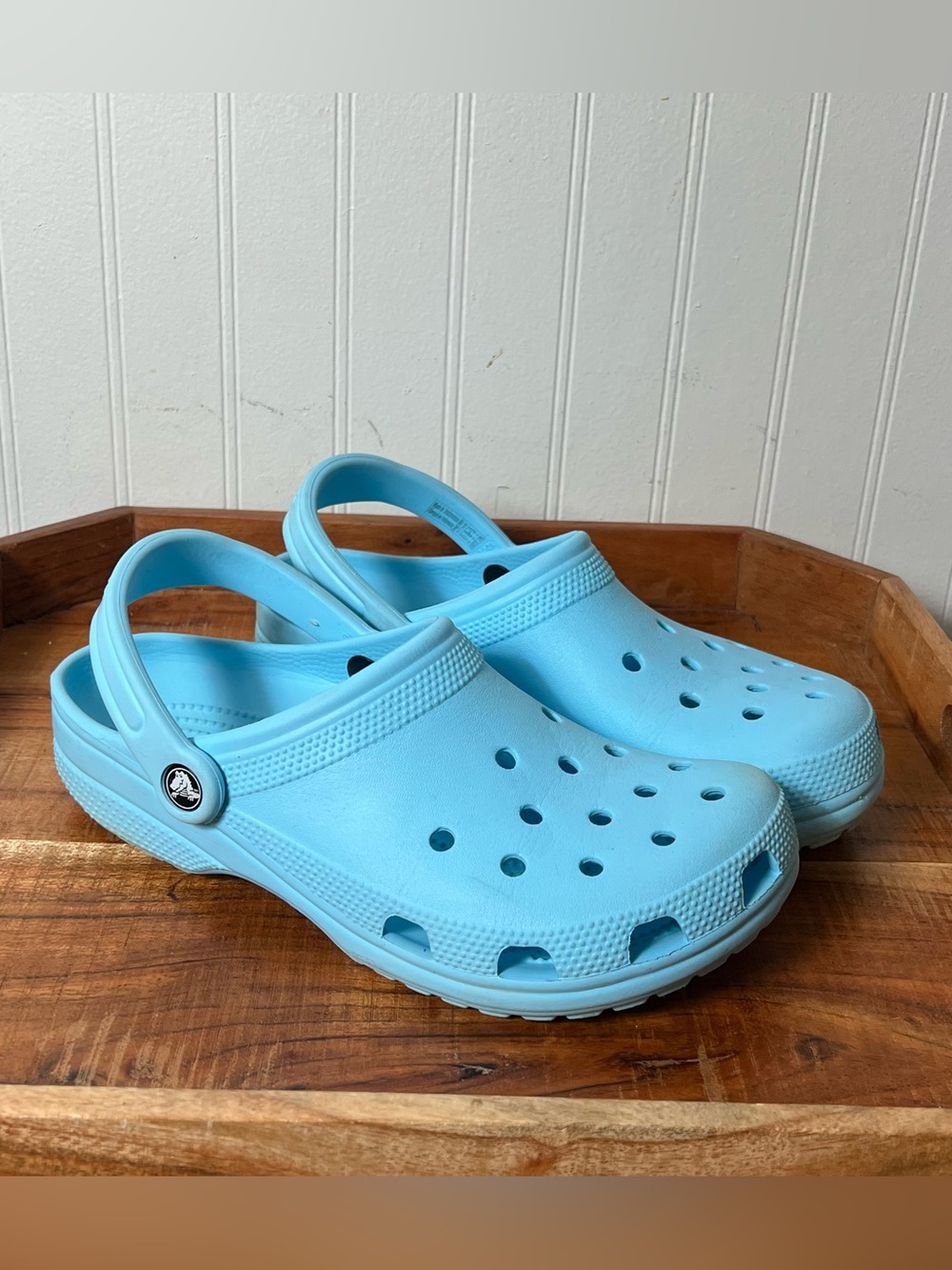 Crocs Light Blue Clogs Womens SIZE 9